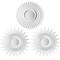 3 Pack Wall Mirrors White Mirrors for Home Decor, Bedroom Decor & Room Decor | White Wall Mirror Round Minimalist | Circle Mirror, Vintage & Chic Round Mirror - Gifts for Women, Mums